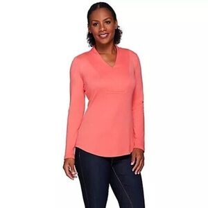 SPORTEK fleece lounge Top peach size M